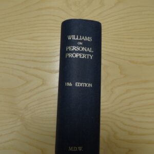 Williams on Personal Property (18th Ed)