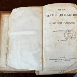 The Law Relating to Solicitors