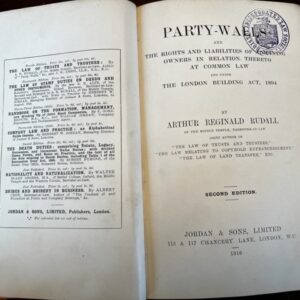 Rudall Party Walls