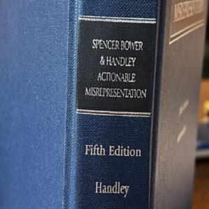 Actionable Misrepresentation, Spencer Bower & Handley