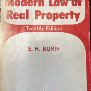 Cheshire's Modern Law of Real Property
