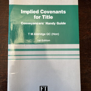 Implied Covenants for Title