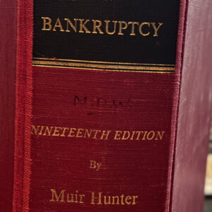 Williams and Muir Hunter on Bankruptcy plus supplement