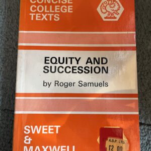 Equity and Succession by Roger Samuels
