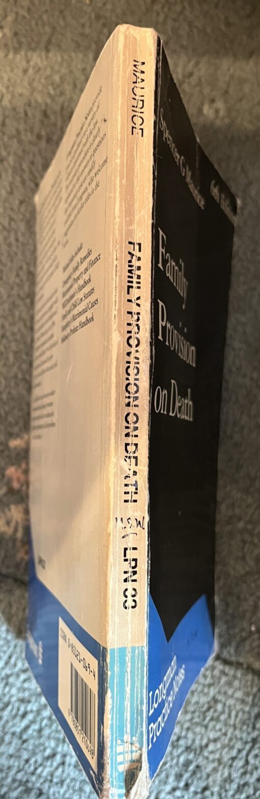 Family Provision on Death, Spencer G Maurice - Image 3
