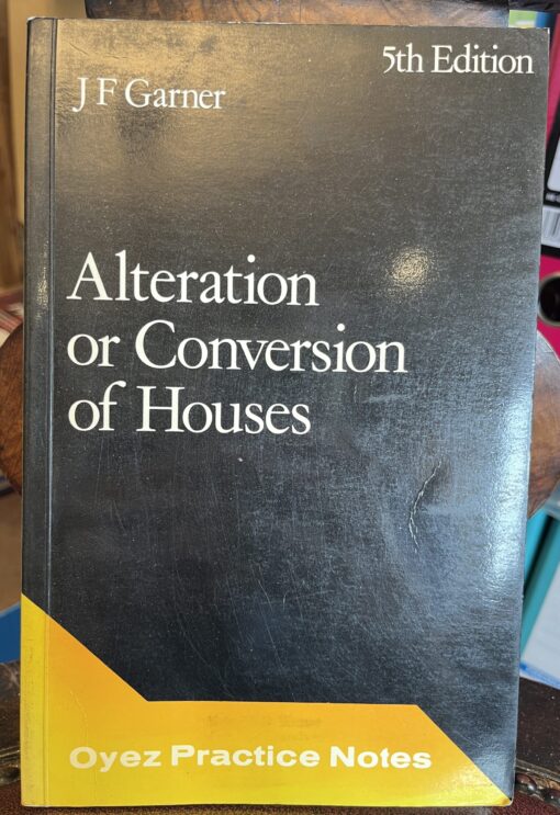 Alteration or Conversion of Houses