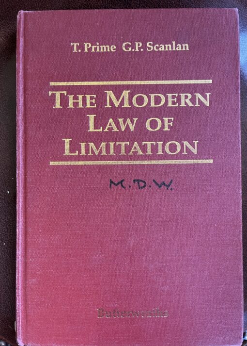 The Modern Law of Limitation