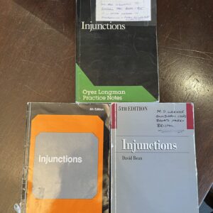 Injunctions - by David Bean