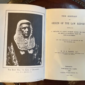 The History and Origin Of The Law Reports
