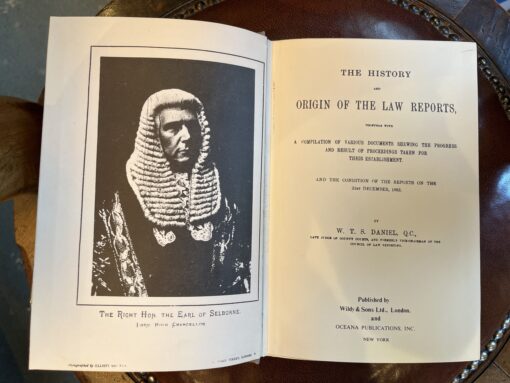 The History and Origin Of The Law Reports