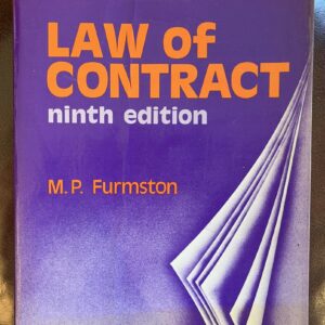 Cheshire and Fifoot's Law of Contract - M.P Furmston